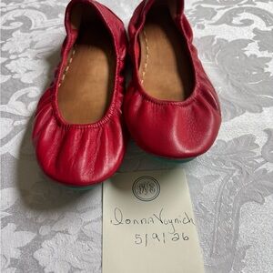 Tieks classic red ballet flats